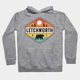 Letchworth State Park Camping Hiking Waterfalls New York Hoodie